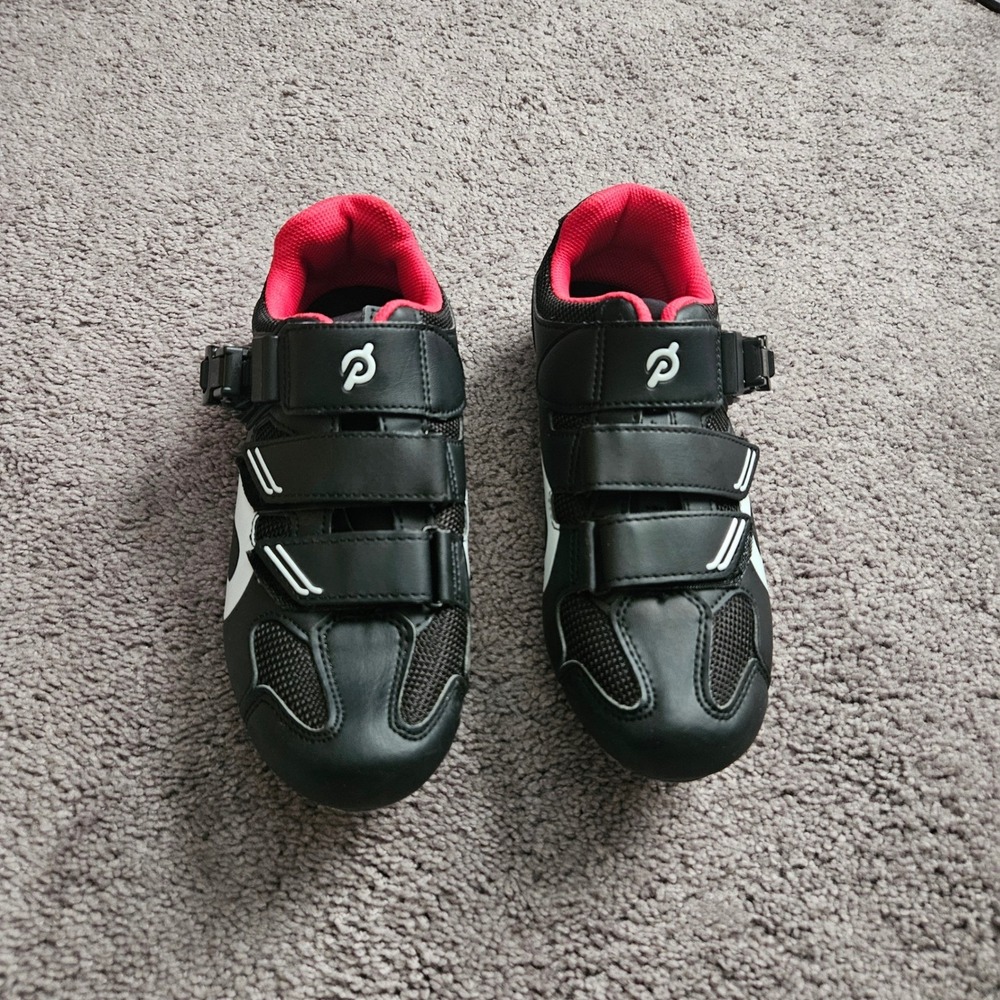 Peloton Cycling Bike Shoes Size 39 Indoor Spin Cleats with Straps Athletic